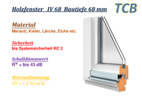 Holzfenster Profil IV68 Tischlerei Construct &amp; Beschlaghandel Potsdam 3-1