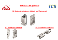Roto NX Schlie&szlig;st&uuml;cken Tischlerei Construct &amp; Beschlaghandel